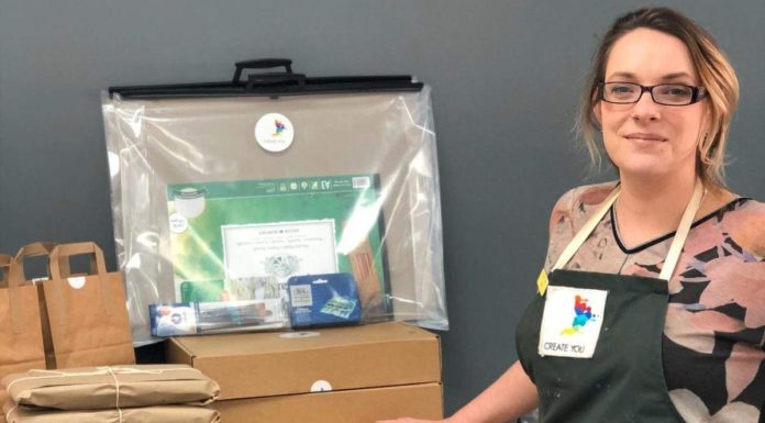 creative art kits for Coronavirus shutdown unveiled by Highbridge shop