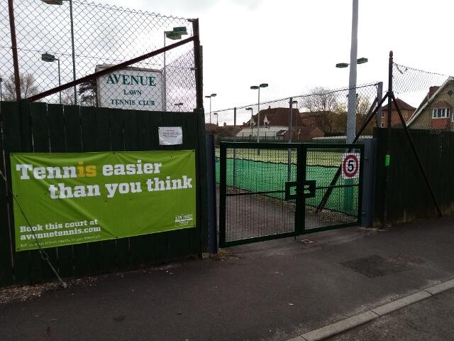 Burnham-On-Sea Avenue Tennis Club Closed 