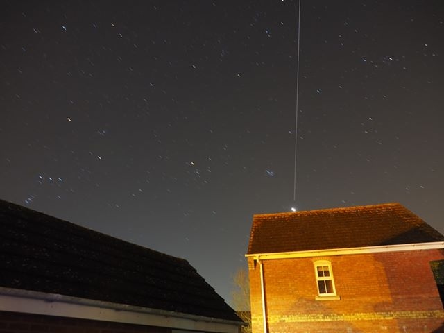 ISS over Burnham-On-Sea