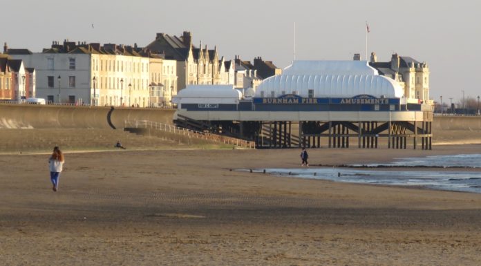 Burnham-On-Sea beach quiet