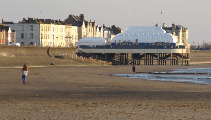 Burnham-On-Sea beach quiet