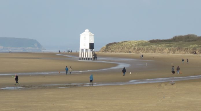 Busy beaches