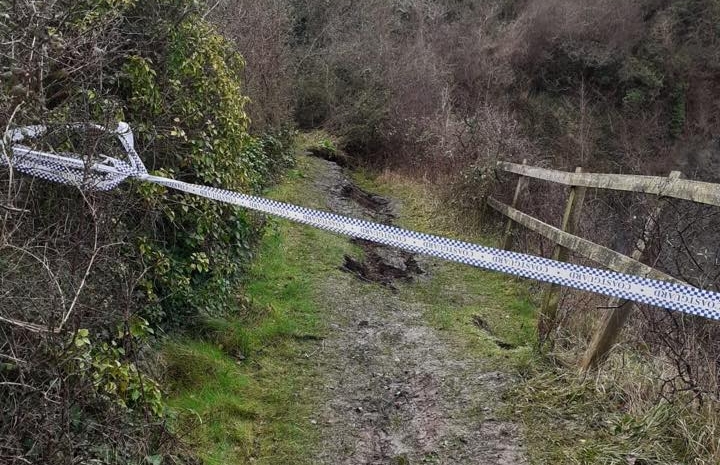 England Coast Path closed in Somerset due to a landslip