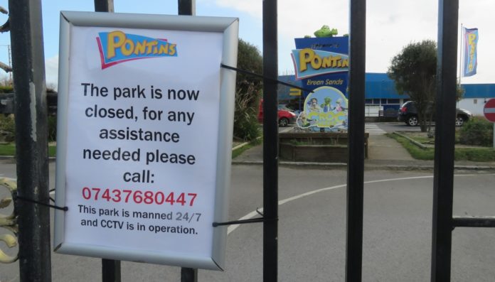 Brean Pontins closed due to Coronavirus