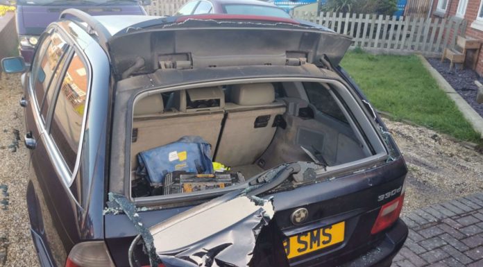 Tools stolen from car in smash and grab theft in Burnham-On-Sea