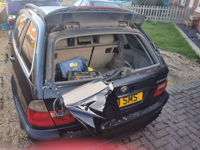Tools stolen from car in smash and grab theft in Burnham-On-Sea