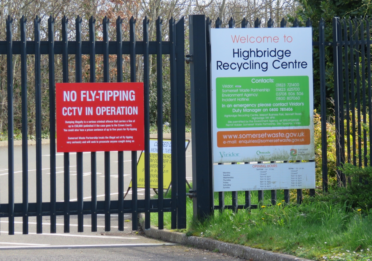 highbridge recycling centre