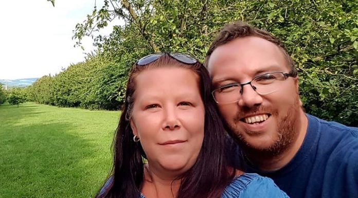 Stuart Nichols and Becki Haskins who are upset at Coronavirus support for small businesses