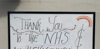 Burnham-On-Sea pub pays tribute to NHS workers