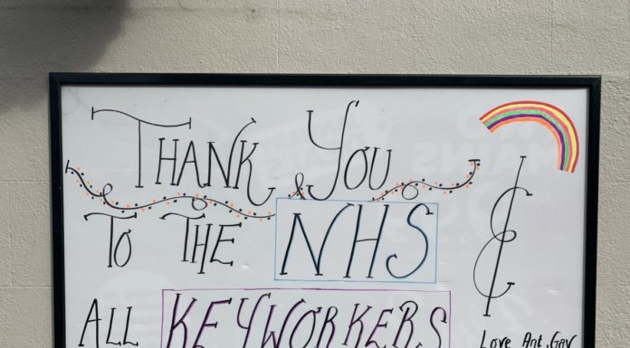 Burnham-On-Sea pub pays tribute to NHS workers