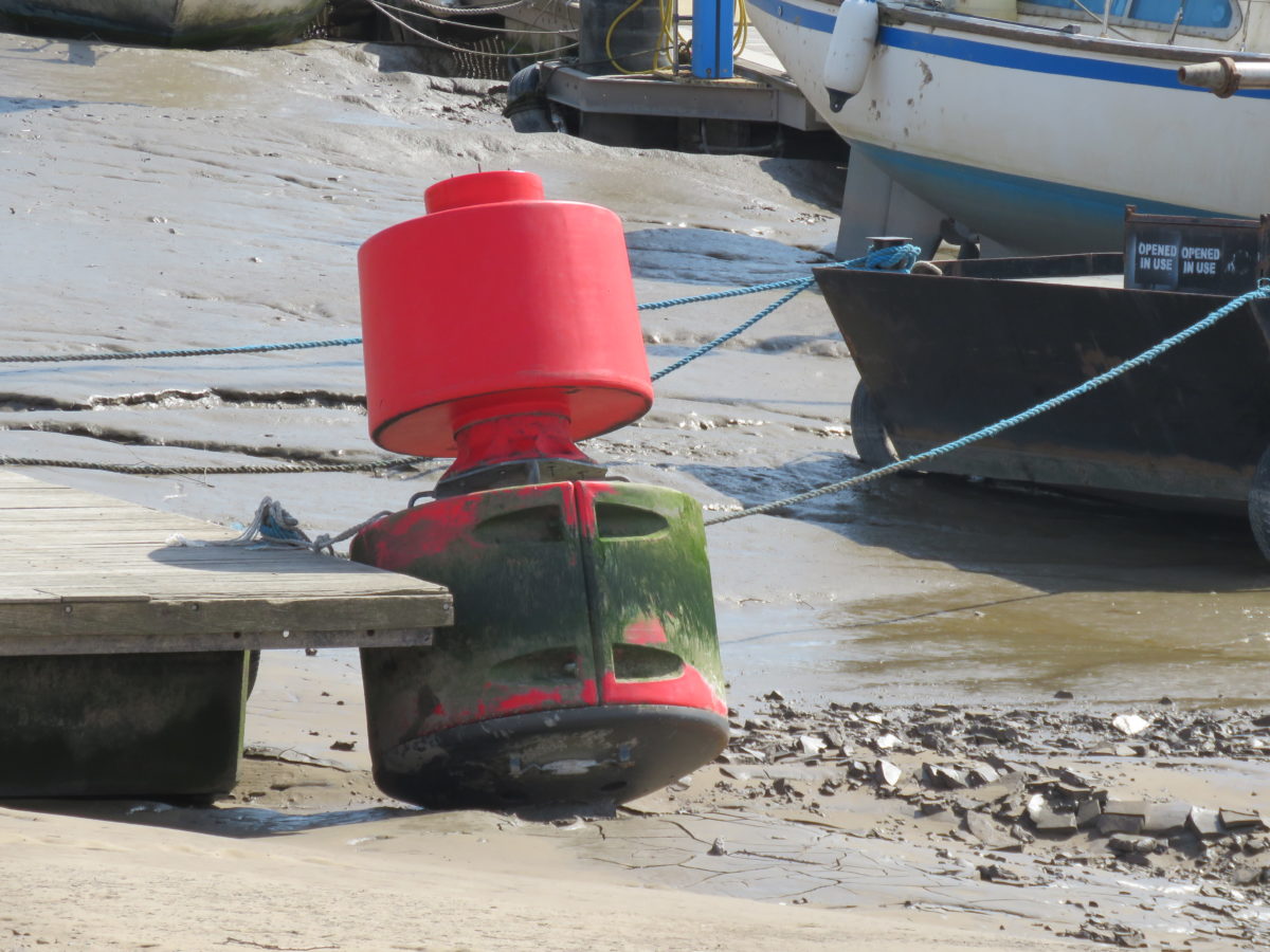 Buoy retrieved from Stert Island 