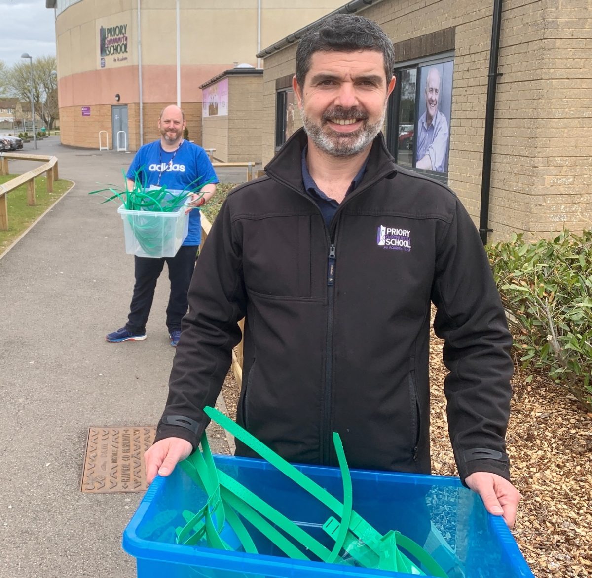 Local school make 50 face masks for Highbridge Medical Centre