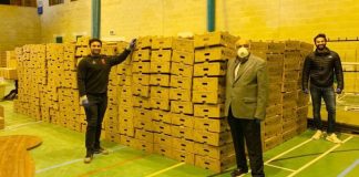 Country Court Care delivers care packages to care home staff