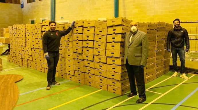 Country Court Care delivers care packages to care home staff