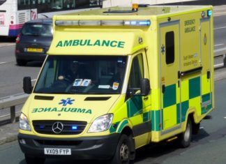 Ambulance from South Western Ambulance Service NHS Foundation Trust (SWASFT)