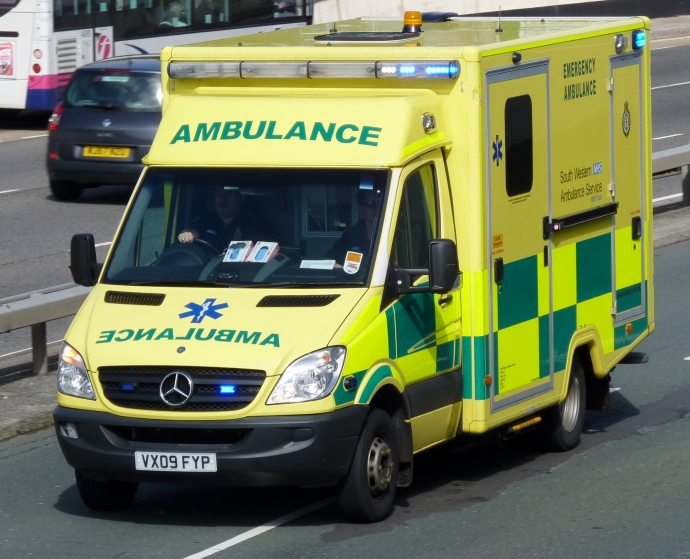 Ambulance from South Western Ambulance Service NHS Foundation Trust (SWASFT)