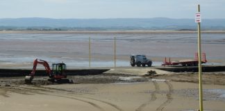 Burnham-On-Sea Beach clean-up operation