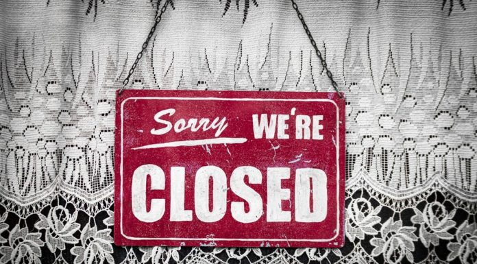 Closed sign