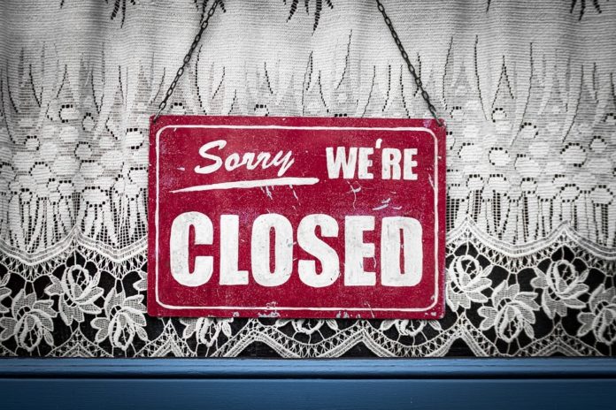 Closed sign Closed sign