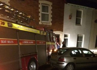 Fire engine getting blocked attending a call-out