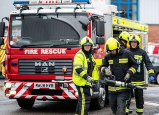 Burnham-On-Sea fire crew