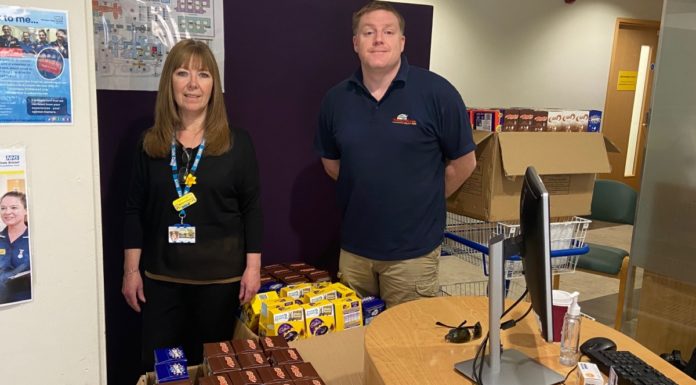 Burnham-On-Sea's Home Farm holiday park delivers Easter eggs to Weston Hospital NHS staff