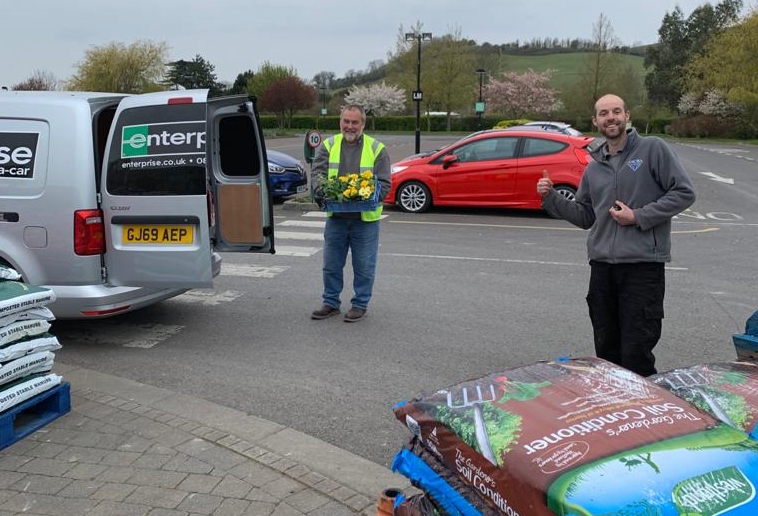 Brent Knoll's Sanders garden centre busy with deliveries during Coronavirus outbreak