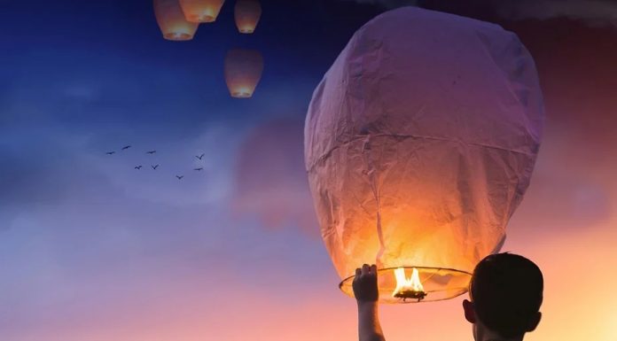 sky lanterns