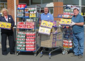 Burnham and Highbridge Foodbank donation