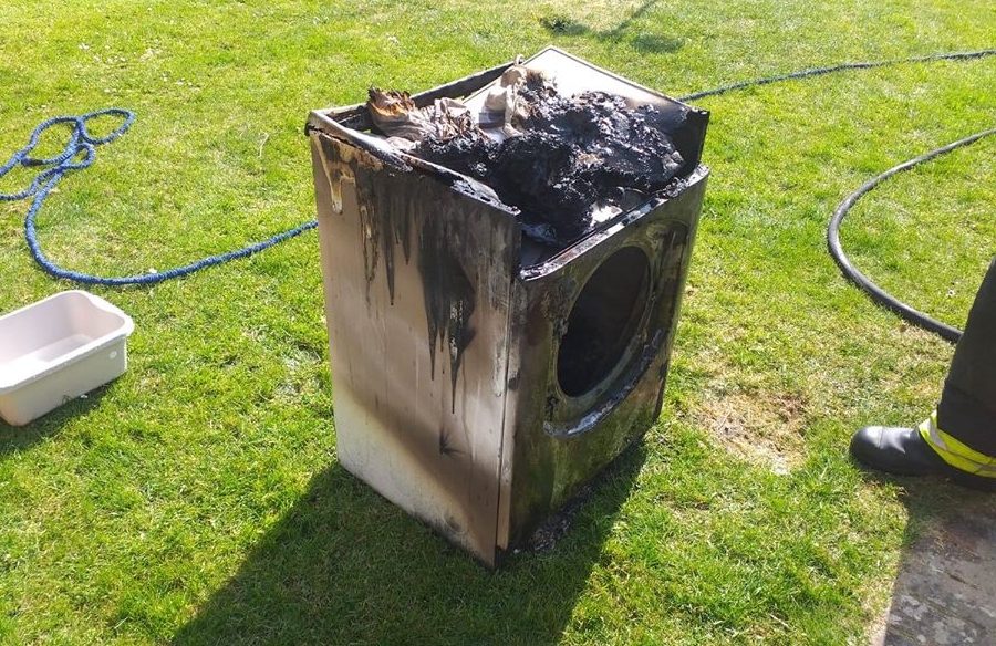 Tumble dryer fire Burnham-On-Sea