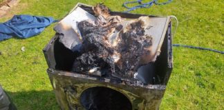 Tumble dryer fire Burnham-On-Sea