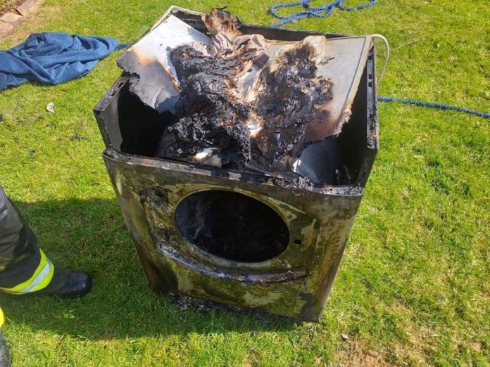 Tumble dryer fire Burnham-On-Sea