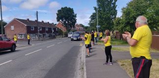 Burnham-On-Sea Harriers running club give fantastic send off for Brian Beale