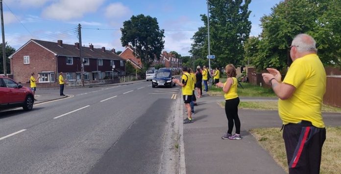 Burnham-On-Sea Harriers running club give fantastic send off for Brian Beale