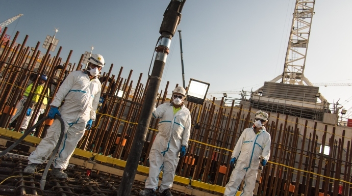 Hinkley Point C concrete pour