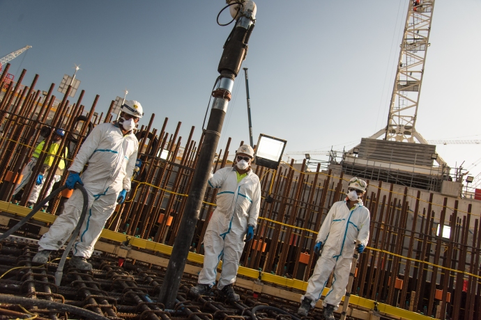 Hinkley Point C concrete pour