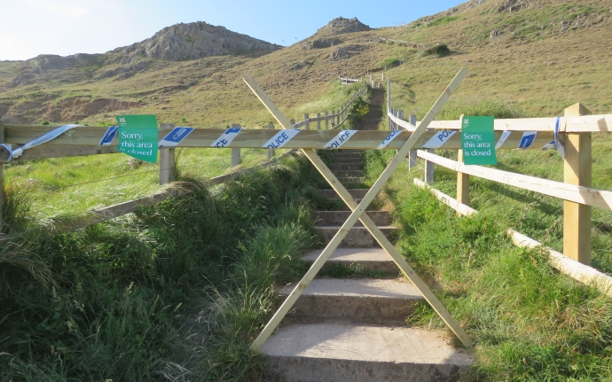 brean down steps closed