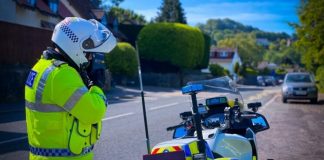 police speed check