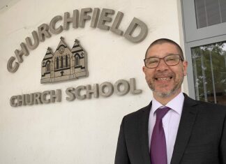 Ross Minton, Headteacher at Churchfield Church School in Highbridge