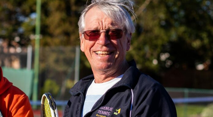 Burnham-On-Sea Avenue Tennis club manager and coach Barry Ramsden