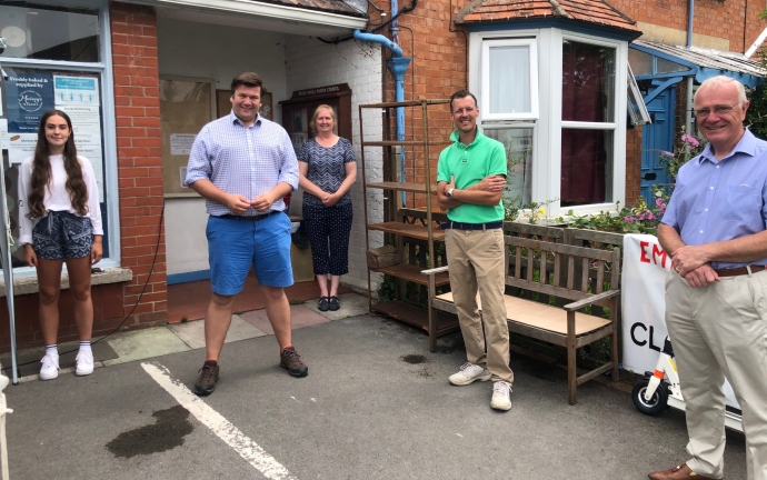 Brent Knoll shop welcomes James Heappey