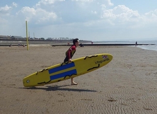 Burnham-On-Sea RNLI lifeguards