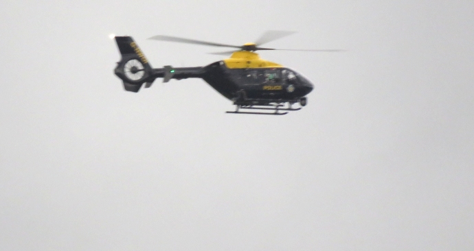 police helicopter