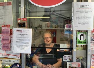 Rooksbridge Post Office Postmaster Sandra Lawrence