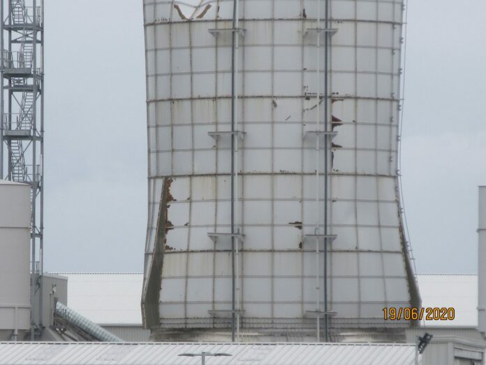 Hinkley Point damaged silo