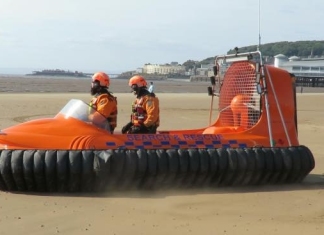 Burnham-On-Sea rescue hovercraft