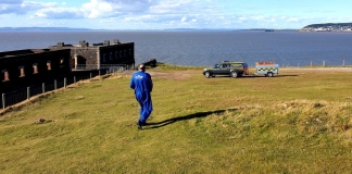 Burnham-On-Sea Coastguards at Brean Down Fort