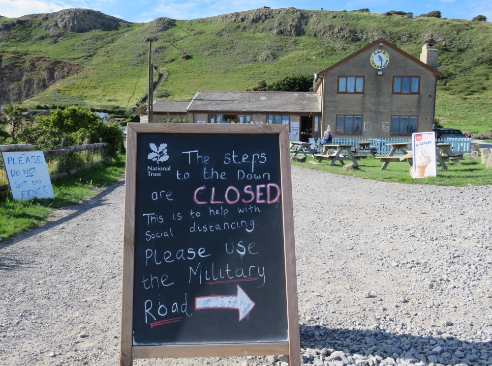 Brean Down sign