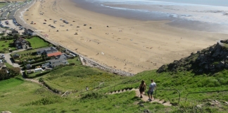Brean Down steps