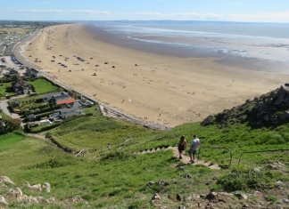 Brean Down steps